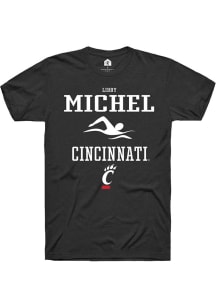 Libby Michel  Cincinnati Bearcats Black Rally NIL Sport Icon Short Sleeve T Shirt