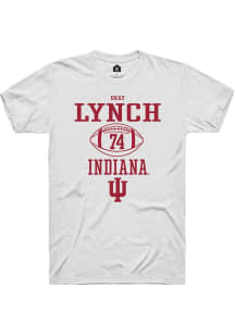 Bray Lynch  Indiana Hoosiers White Rally NIL Sport Icon Short Sleeve T Shirt