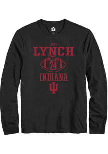 Bray Lynch  Indiana Hoosiers Black Rally NIL Sport Icon Long Sleeve T Shirt