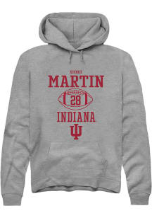 Khobie Martin  Rally Indiana Hoosiers Mens Graphite NIL Sport Icon Long Sleeve Hoodie