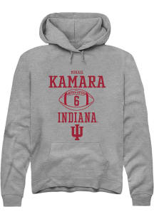 Mikail Kamara  Rally Indiana Hoosiers Mens Graphite NIL Sport Icon Long Sleeve Hoodie