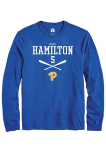 Macy Hamilton  Pitt Panthers Blue Rally NIL Sport Icon Long Sleeve T Shirt