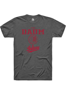 Avery Daum  Indiana Hoosiers Dark Grey Rally NIL Sport Icon Short Sleeve T Shirt