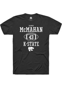 Kaden McMahan  K-State Wildcats Black Rally NIL Sport Icon Short Sleeve T Shirt