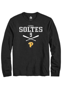 Sandra Soltes  Pitt Panthers Black Rally NIL Sport Icon Long Sleeve T Shirt