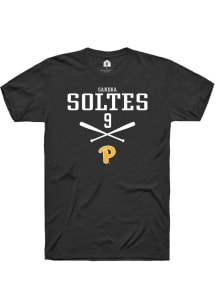Sandra Soltes  Pitt Panthers Black Rally NIL Sport Icon Short Sleeve T Shirt