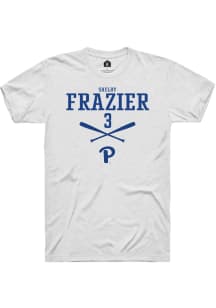 Shelby Frazier  Pitt Panthers White Rally NIL Sport Icon Short Sleeve T Shirt