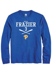 Shelby Frazier  Pitt Panthers Blue Rally NIL Sport Icon Long Sleeve T Shirt