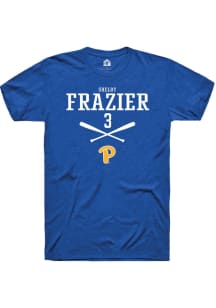 Shelby Frazier  Pitt Panthers Blue Rally NIL Sport Icon Short Sleeve T Shirt