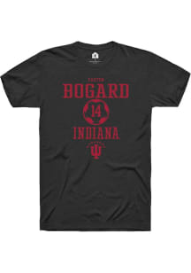 Easton Bogard  Indiana Hoosiers Black Rally NIL Sport Icon Short Sleeve T Shirt