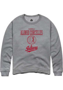 Candela Alonso Corcelles  Rally Indiana Hoosiers Mens Graphite NIL Sport Icon Long Sleeve Crew Swe..