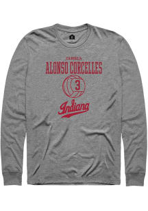 Candela Alonso Corcelles  Indiana Hoosiers Graphite Rally NIL Sport Icon Long Sleeve T Shirt