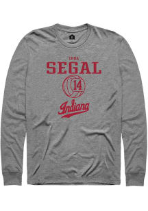 Emma Segal  Indiana Hoosiers Graphite Rally NIL Sport Icon Long Sleeve T Shirt