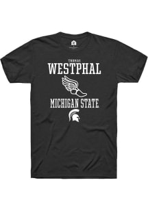 Thomas Westphal  Michigan State Spartans Black Rally NIL Sport Icon Short Sleeve T Shirt