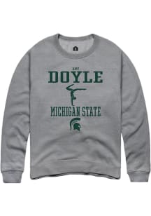 Amy Doyle  Rally Michigan State Spartans Mens Graphite NIL Sport Icon Long Sleeve Crew Sweatshirt