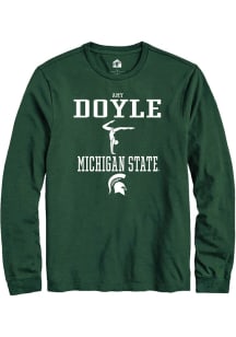 Amy Doyle  Michigan State Spartans Green Rally NIL Sport Icon Long Sleeve T Shirt