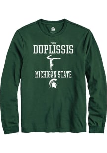 Cady Duplissis  Michigan State Spartans Green Rally NIL Sport Icon Long Sleeve T Shirt
