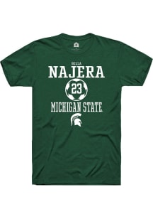 Bella Najera  Michigan State Spartans Green Rally NIL Sport Icon Short Sleeve T Shirt