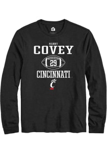 Manny Covey  Cincinnati Bearcats Black Rally Football NIL Sport Icon Long Sleeve T Shirt