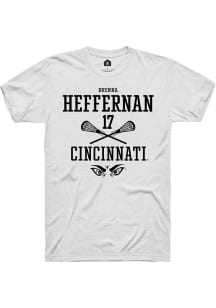 Brenna Heffernan  Cincinnati Bearcats White Rally NIL Sport Icon Short Sleeve T Shirt
