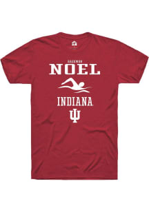 Raekwon Noel  Indiana Hoosiers Red Rally NIL Sport Icon Short Sleeve T Shirt
