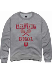 Karan Raghavendra  Rally Indiana Hoosiers Mens Graphite NIL Sport Icon Long Sleeve Crew Sweatshirt