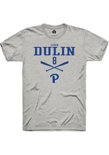 Caden Dulin  Pitt Panthers Ash Rally NIL Sport Icon Short Sleeve T Shirt