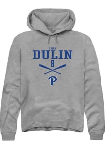 Caden Dulin  Rally Pitt Panthers Mens Graphite NIL Sport Icon Long Sleeve Hoodie