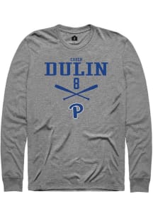 Caden Dulin  Pitt Panthers Graphite Rally NIL Sport Icon Long Sleeve T Shirt