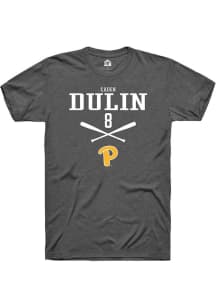 Caden Dulin  Pitt Panthers Dark Grey Rally NIL Sport Icon Short Sleeve T Shirt