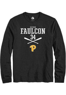 Kayden Faulcon  Pitt Panthers Black Rally NIL Sport Icon Long Sleeve T Shirt