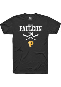 Kayden Faulcon  Pitt Panthers Black Rally NIL Sport Icon Short Sleeve T Shirt
