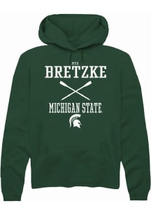 Mya Bretzke  Rally Michigan State Spartans Mens Green NIL Sport Icon Long Sleeve Hoodie