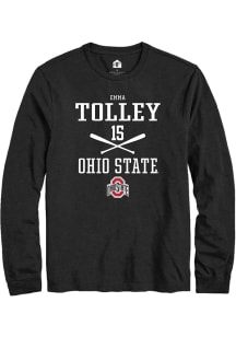 Emma Tolley  Ohio State Buckeyes Black Rally NIL Sport Icon Long Sleeve T Shirt