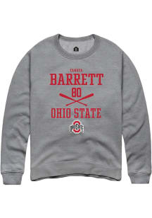 Tanaya Barrett  Rally Ohio State Buckeyes Mens Graphite NIL Sport Icon Long Sleeve Crew Sweatshirt