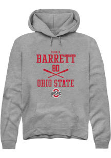 Tanaya Barrett  Rally Ohio State Buckeyes Mens Graphite NIL Sport Icon Long Sleeve Hoodie