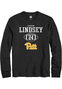 Cameron Lindsey  Pitt Panthers Black Rally NIL Sport Icon Long Sleeve T Shirt