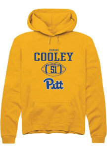 Jiavani Cooley  Rally Pitt Panthers Mens Gold NIL Sport Icon Long Sleeve Hoodie