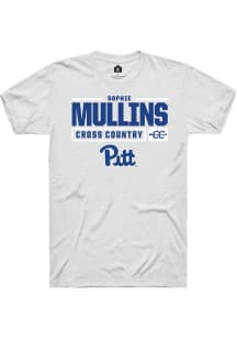 Sophie Mullins  Pitt Panthers White Rally NIL Stacked Box Short Sleeve T Shirt
