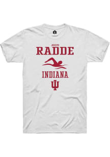 Joseph Radde  Indiana Hoosiers White Rally NIL Sport Icon Short Sleeve T Shirt