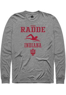 Joseph Radde  Indiana Hoosiers Graphite Rally NIL Sport Icon Long Sleeve T Shirt