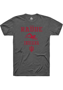 Joseph Radde  Indiana Hoosiers Dark Grey Rally NIL Sport Icon Short Sleeve T Shirt