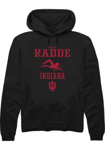Joseph Radde  Rally Indiana Hoosiers Mens Black NIL Sport Icon Long Sleeve Hoodie