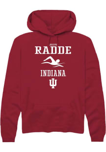 Joseph Radde  Rally Indiana Hoosiers Mens Red NIL Sport Icon Long Sleeve Hoodie
