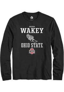Braden Wakey  Ohio State Buckeyes Black Rally NIL Sport Icon Long Sleeve T Shirt