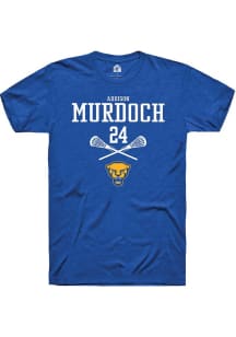 Addison Murdoch  Pitt Panthers Blue Rally NIL Sport Icon Short Sleeve T Shirt
