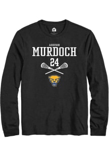 Addison Murdoch  Pitt Panthers Black Rally NIL Sport Icon Long Sleeve T Shirt