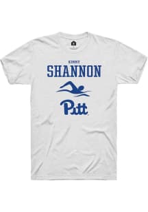 Kimmy Shannon  Pitt Panthers White Rally NIL Sport Icon Short Sleeve T Shirt