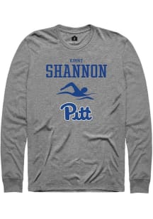 Kimmy Shannon  Pitt Panthers Graphite Rally NIL Sport Icon Long Sleeve T Shirt