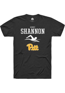 Kimmy Shannon  Pitt Panthers Black Rally NIL Sport Icon Short Sleeve T Shirt